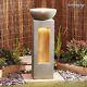Serenity Water Feature Garden Fountain Led Lights Self Contained Garda Ornament