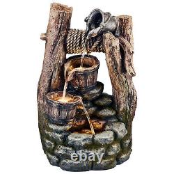 Serenity XL Otter Water Feature Fountain Self Contained LED 76cm Garden Ornament