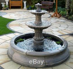 Small Cambrigde Pool Surround 2 Tiered Barcelona Water Fountain Garden Feature