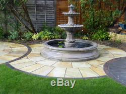 Small Cambrigde Pool Surround 2 Tiered Barcelona Water Fountain Garden Feature