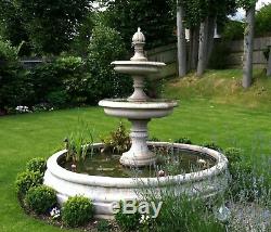 Small Chester Pool Surround With Edwardian Garden Water Fountain Feature