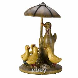 Smart Garden Duck Family Solar Water Feature Outdoor Garden Water Fountain