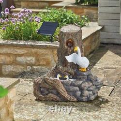 Smart Garden Feather Falls Hybrid Solar & Battery Power Water Feature Fountain