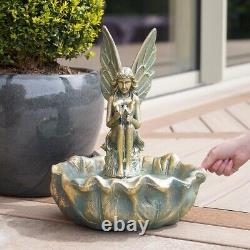 Smart Garden Water Feature Solar Fairy Leaf Garden Fountain