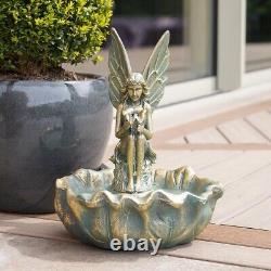 Smart Garden Water Feature Solar Fairy Leaf Garden Fountain