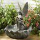 Smart Solar Self-contained Fairy Leaf Garden Water Fountain Feature