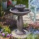 Smart Solar Versaille Garden Fountain Two Tier Water Feature Bird Bath 1170005