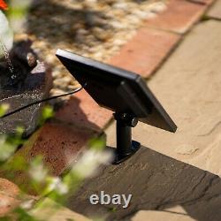 Solar Duck Water Feature Tiered Well Cascade Fountain Battery LED Lights 49cm