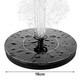 Solar Fountain Floating Pump Water Feature Garden Pool Bird Bath Pond Outdoor Uk