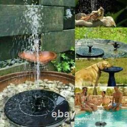 Solar Fountain Floating Pump Water Feature Garden Pool Bird Bath Pond Outdoor UK