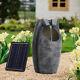 Solar Fountain Outdoor Garden Water Feature Led Stone Pot Statues Decoration
