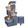 Solar Led Outdoor Garden Water Feature Cascading Fountain Statue Home Decoration