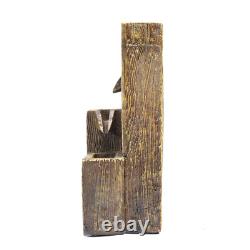 Solar Power Cascading Fountain LED Light Water Feature Wood Effect Statue Garden