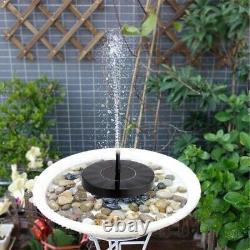Solar Powered Floating Pump Water Fountain Birdbath Pond Home Pool Garden Decor