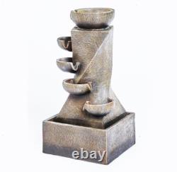 Solar Powered Garden Water Feature Outdoor Garden Water Fountain