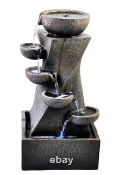 Solar Powered Garden Water Feature Outdoor Garden Water Fountain