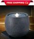 Solar Powered Garden Water Feature Outdoor Water Fountain With Led