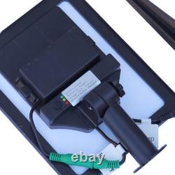 Solar Powered Outdoor Fountain Water Feature LED Lights Garden Cascading Statue