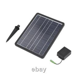 Solar Powered Water Feature Outdoor Fountain Garden Ornament LED Statue Lights