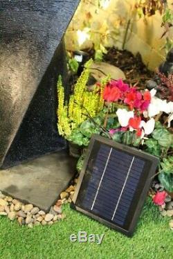 Solar Powered Water Pump Feature 200 Litres per Hour Stone Ball garden Fountain