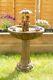 Solar Water Feature With Pump Garden Outdoor Fountain Bird Bath Large