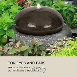 Solar Water Garden Fountain Outdoor Home Decor Pump 200l / h 2W Stone look