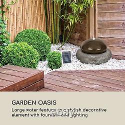 Solar Water Garden Fountain Outdoor Home Decor Pump 200l / h 2W Stone look