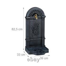 Standing Antique Water Fountain Garden Ornamental Terrace Vintage Tap Standing