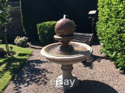 Stone Garden Edwardian Ball Water Fountain Feature Garden Ornament