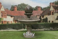 Stone Garden Edwardian Ball Water Fountain Feature Garden Ornament