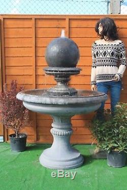 Stone Garden Edwardian Ball Water Fountain Feature Garden Ornament