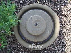 Stone Garden Small Millstone Water Feature Fountain Ornament