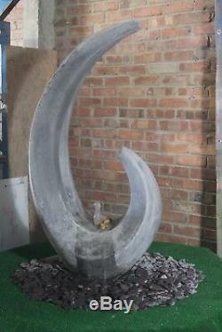 Stone Garden Water Feature Fountain Shard Sculputre With Sump Resiviour