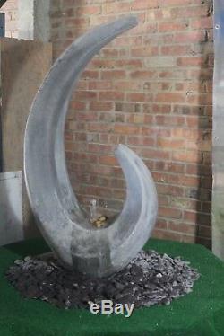 Stone Garden Water Feature Fountain Shard Sculputre With Sump Resiviour