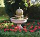 Stone Hampshire Garden Ball Water Fountain Feature Solar Pump
