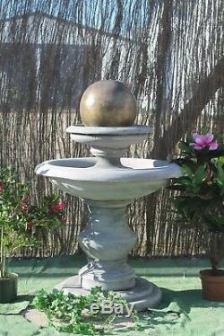 Stone Regis Ball Water Fountain Feature Garden Ornament