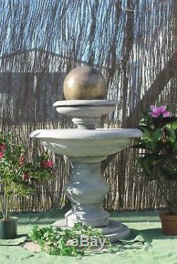 Stone Regis Ball Water Fountain Feature Garden Ornament