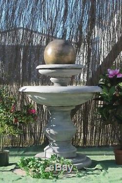 Stone Regis Ball Water Fountain Feature Garden Ornament