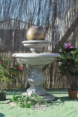 Stone Regis Ball Water Fountain Feature Garden Ornament