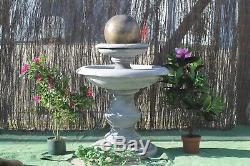 Stone Regis Ball Water Fountain Feature Garden Ornament