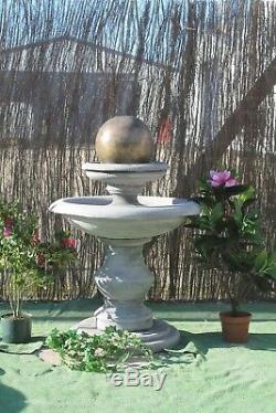 Stone Regis Ball Water Fountain Feature Garden Ornament
