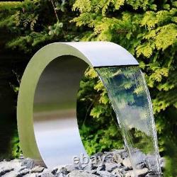 Swimming Pool Waterfall Fountain Stainless Steel Garden Pond Summer Water Pool