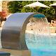 Swimming Pool Waterfall Fountain Water Feature 304 Stainless Steel Garden Pond