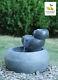 The Vauxhall Garden Indoor Water Feature Fountain Stone Finish Led Selfcontained