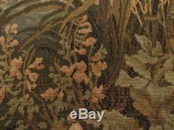 Tapestry Elegant Fine Italian Wall Hanging Water Mill & Fountain Garden 60x75