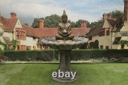 Thai Buddha Fountain Stone Garden Ornament Water Feature Ornament