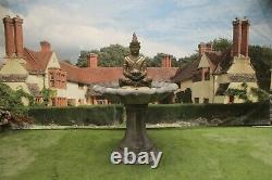 Thai Buddha Fountain Stone Garden Ornament Water Feature Ornament