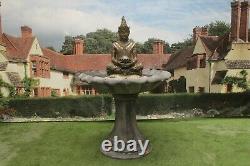 Thai Buddha Fountain Stone Garden Ornament Water Feature Ornament