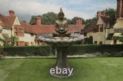 Thai Buddha Fountain Stone Garden Ornament Water Feature Ornament