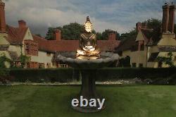 Thai Buddha Fountain Stone Garden Ornament Water Feature Ornament